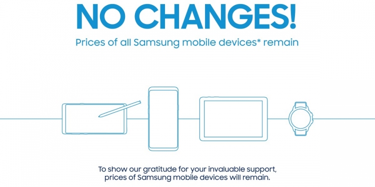 Harga peranti Samsung pasca SST sama seperti GST 0%