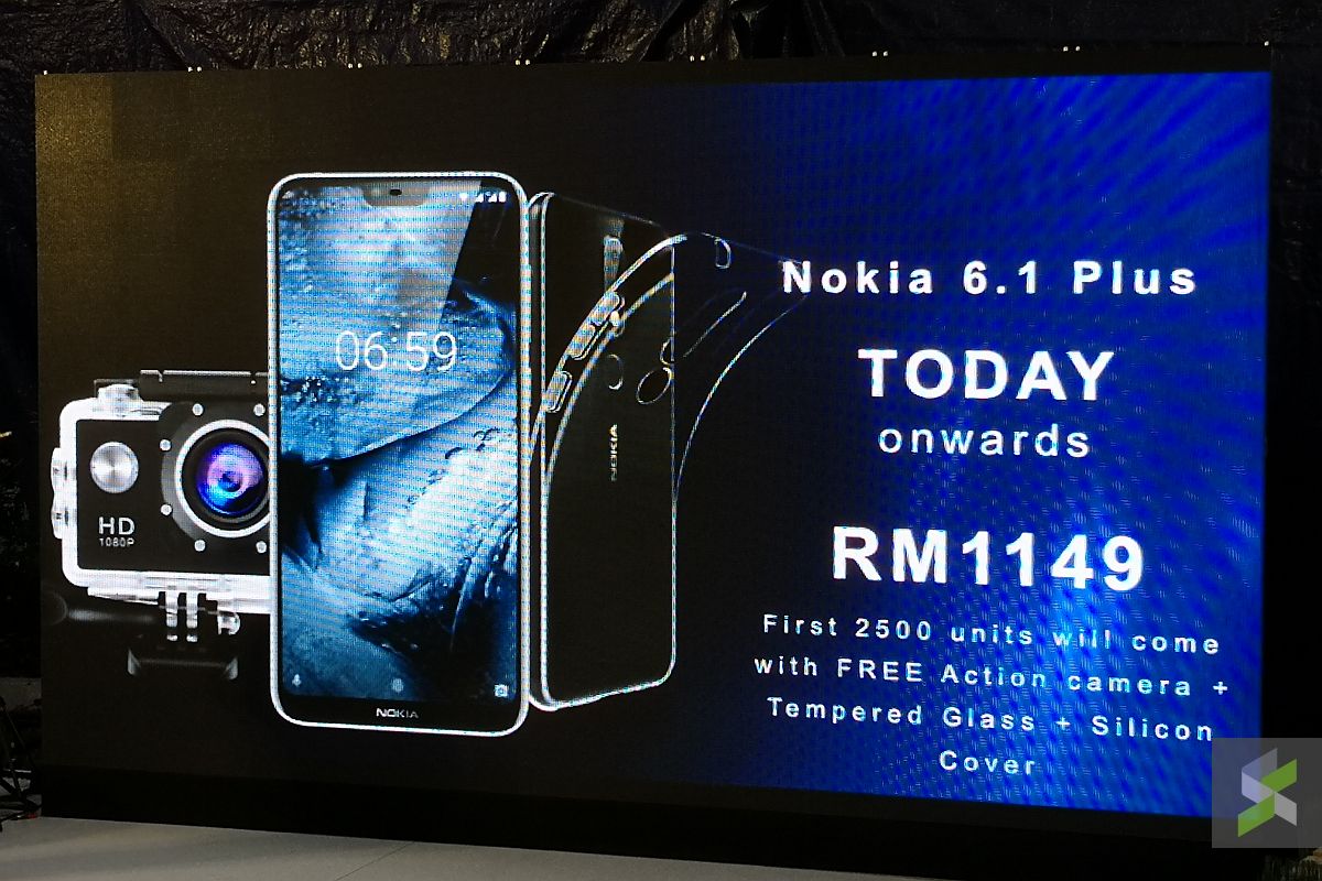 Nokia Malaysia lancar 6.1 Plus tetapi masih berahsia 