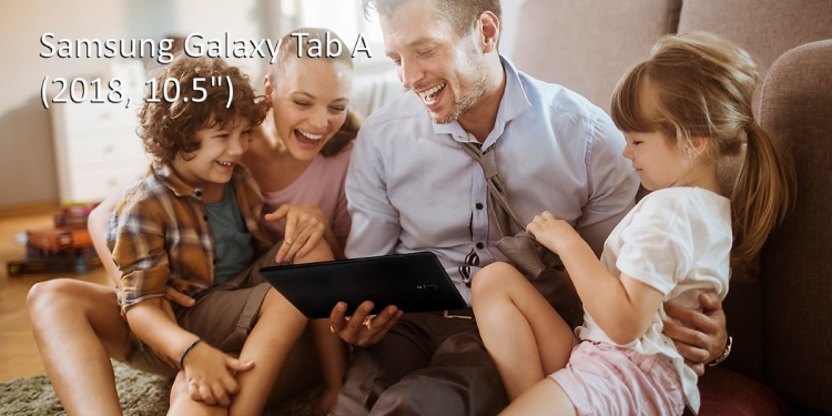 Tablet hiburan keluarga Galaxy Tab A 2018 tiba dalam saiz 10.5-inci
