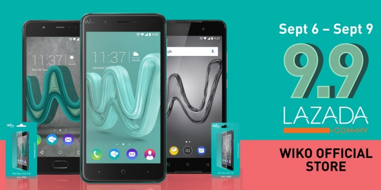 Diskaun tambahan untuk telefon pintar mampu milik Wiko di Lazada