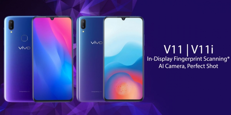 vivo v11 peranti dengan pengimbas dalam skrin termurah di Malaysia