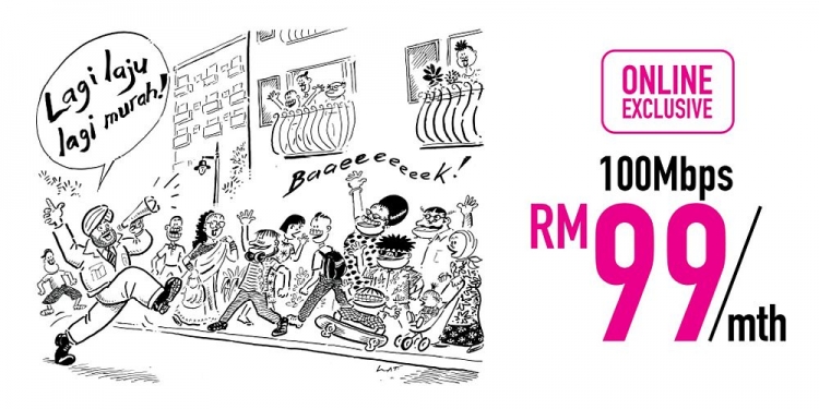 TIME Hadir Dengan Broadband 100Mbps Termurah Dalam Kalangan ISP