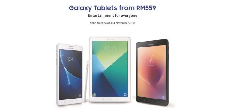Promosi Tablet Samsung Berlangsung Dengan Potongan Sehingga RM200