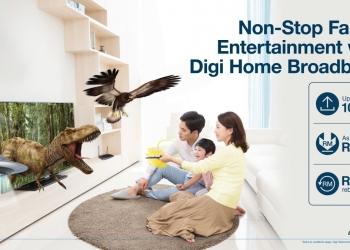 Digi perbesar kuota internet bagi pelan Home Broadband