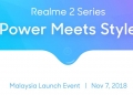 7 November tarikh ketibaan rasmi Realme di Malaysia