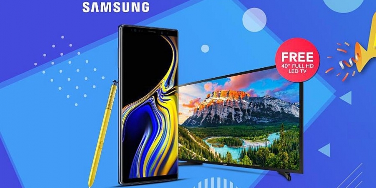 Senheng bagi TV LED 40″ percuma kalau beli Galaxy Note9