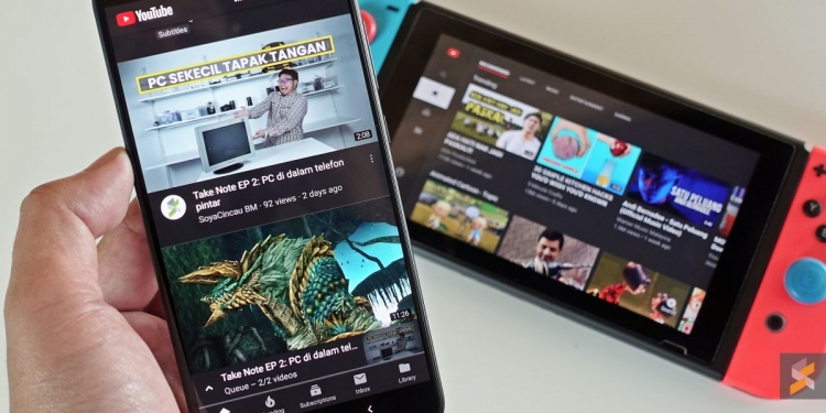 Ciri Penting APP YouTube Di Nintendo Switch Yang Anda Kena Tahu