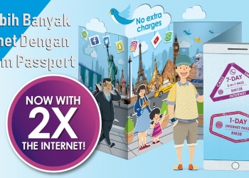 Celcom gandakan data perayauan musim cuti hujung tahun