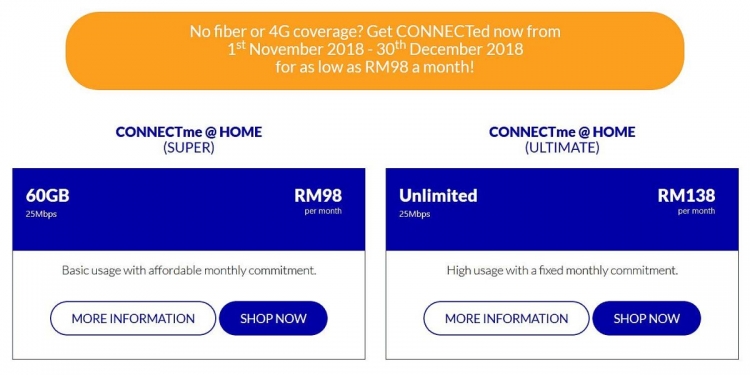 CONNECTme perkenal pelan tanpa had dengan liputan di seluruh negara