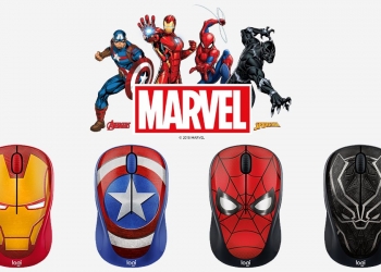 Pilih sut adiwira anda dengan tetikus wayarles Logitech koleksi MARVEL