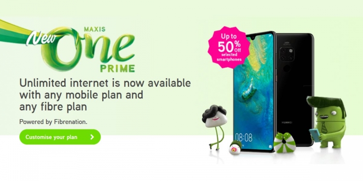 MaxisONE Prime beri internet tanpa had untuk semua ahli keluarga di dalam dan luar rumah