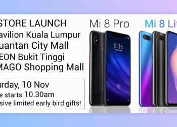 MI 8 Pro dan Mi 8 Lite sampai Malaysia minggu ini