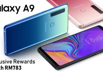 Samsung Galaxy A9 dengan 4 kamera ada promosi jualan awal istimewa