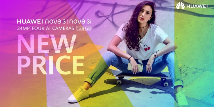 NOVAember ialah bulan Nova 3 dan Nova 3i turun harga