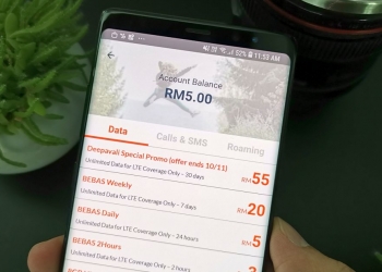 unifi mobile tawar internet tanpa had RM55 sebulan sempena Deepavali