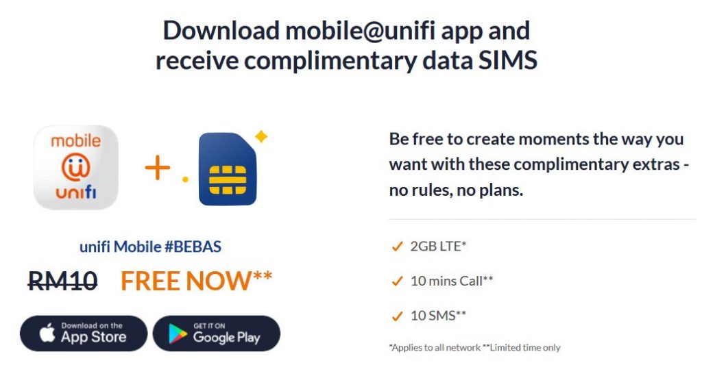 unifi mobile bagi tanpa had percuma sempena Black Friday