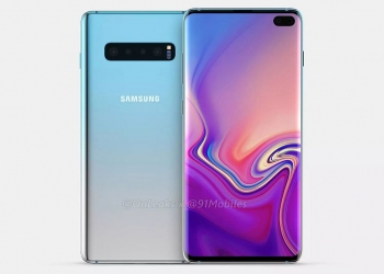 Pengeluar casing dedah saiz sebenar skrin Galaxy S10