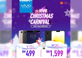 Pelbagai diskaun dan hadiah dari Vivo di Shopee sempena 12.12