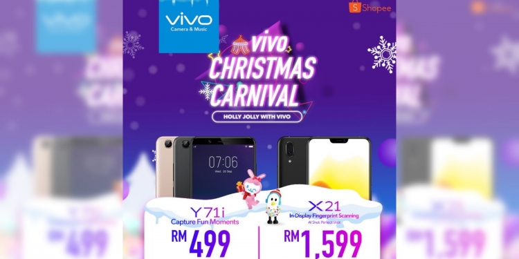 Pelbagai diskaun dan hadiah dari Vivo di Shopee sempena 12.12