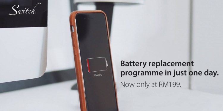 Switch bagi peluang baru untuk diskaun tukar bateri iPhone