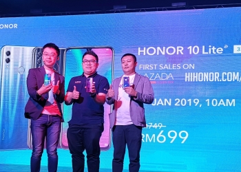 Honor 10 Lite pakar swafoto yang ringan harga
