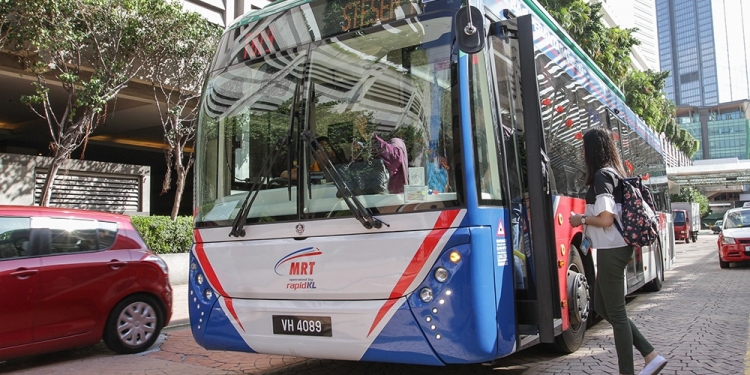 Bas perantara MRT tidak akan menerima wang tunai bermula Februari