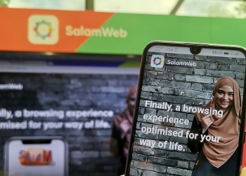 SalamWeb Browser platform internet patuh syariah