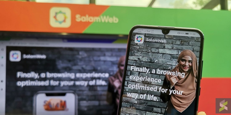 SalamWeb Browser platform internet patuh syariah