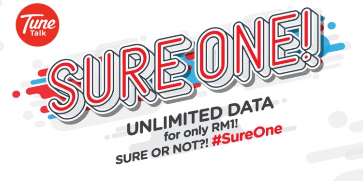 Pelan TuneTalk SureOne jamin kuota internet khas RM1 tanpa had