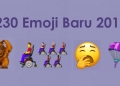 Orangutan, menguap, payung terjun, simbol terbaru dalam emoji 12.0