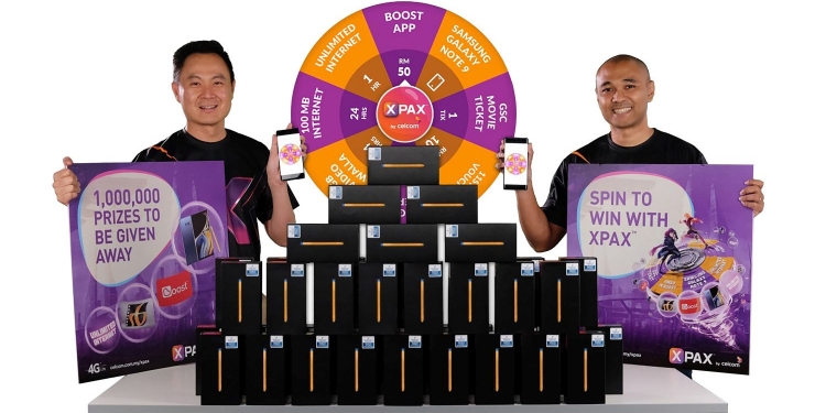 100 Galaxy Note9 sebahagian dari 1 juta hadiah Putar & Menang Xpax