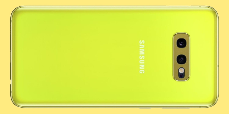 Warna burung kenari ini eksklusif untuk Galaxy S10e