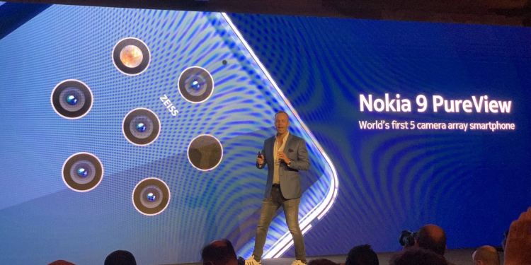 5 kamera belakang Nokia 9 Pureview nampak mengarut