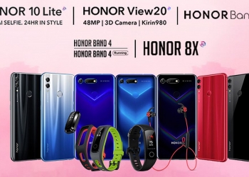 Beli dua Honor 10 Lite percuma dua Honor Band 4 Running