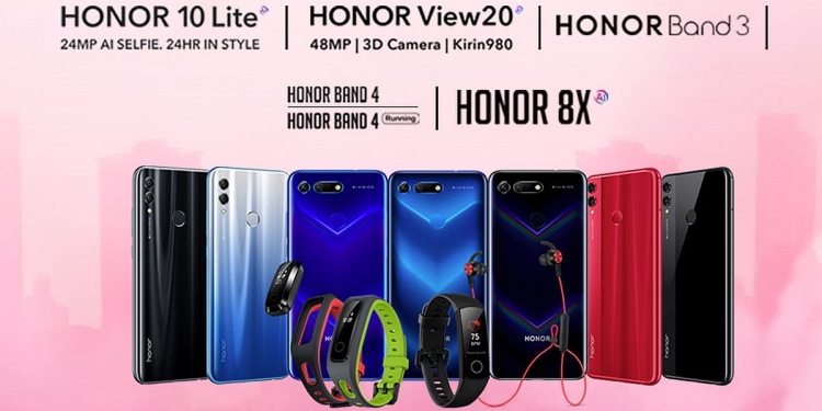 Beli dua Honor 10 Lite percuma dua Honor Band 4 Running