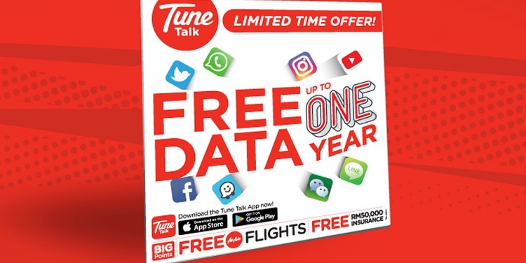 TuneTalk mahu bagi data percuma sehingga setahun