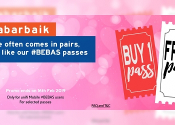 Beli 1 percuma 1 pas unifi mobile kembali lagi