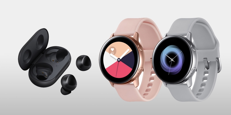 Samsung mula jual Galaxy Buds dan Galaxy Watch Active minggu depan