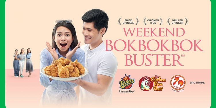 Diskaun 50% untuk makan ayam di Promosi GrabFood BokBok