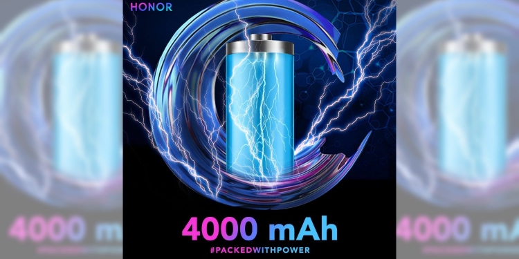 Telefon Honor dengan bateri 4000mAh akan datang