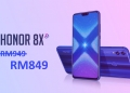 Honor 8X, telefon 128GB termurah kini lebih murah