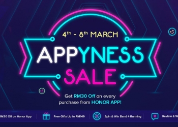 Promosi & Diskaun Honor diteruskan dengan Appyness Sale