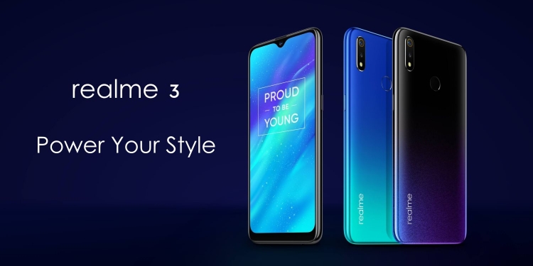 Realme 3 mahu tewaskan Redmi Note 7 dari segi harga dan spec