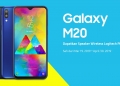 Samsung jual sendiri Galaxy M20 bersama hadiah Logitech X50
