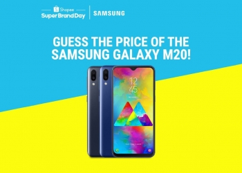Teka harga Galaxy M20 untuk menangi hadiah dari Shopee