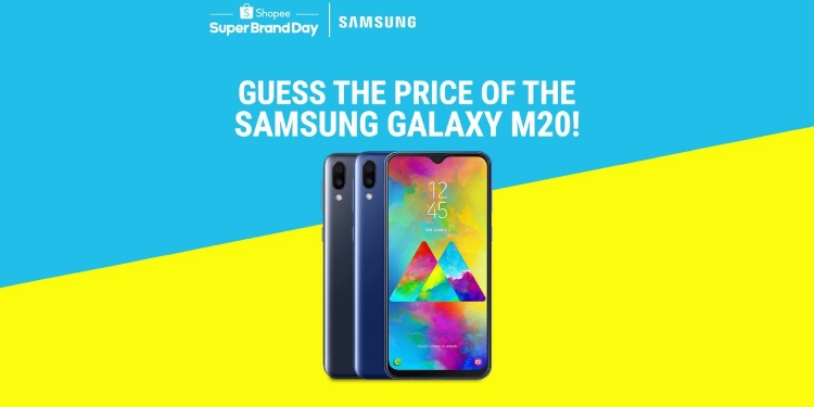 Teka harga Galaxy M20 untuk menangi hadiah dari Shopee