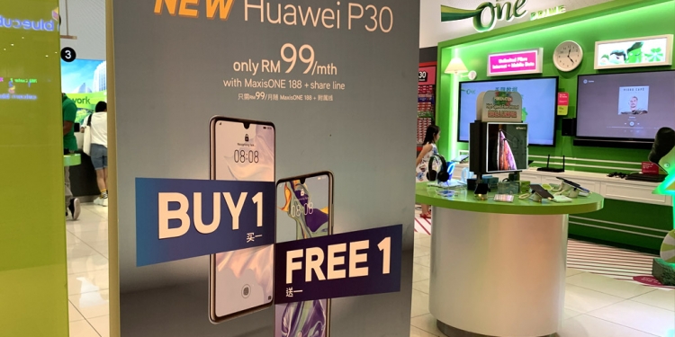Beli 1 percuma 1 Huawei P30 di Maxis