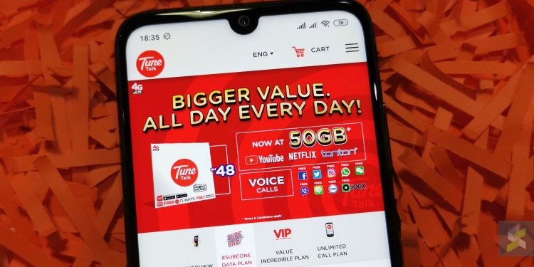 TuneTalk tambah 40GB data strim video percuma ke dalam pelan bulanan #SureOne