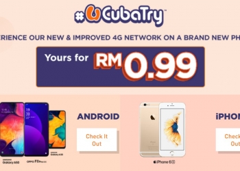 Beli telefon pintar berharga RM0.99 bersama kontrak dalam kempen U Mobile #UCubaTry