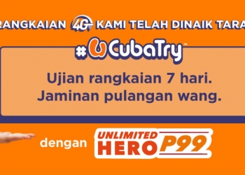 #UCubaTry beri peluang orang ramai uji rangkaian 4G U Mobile tanpa had secara percuma